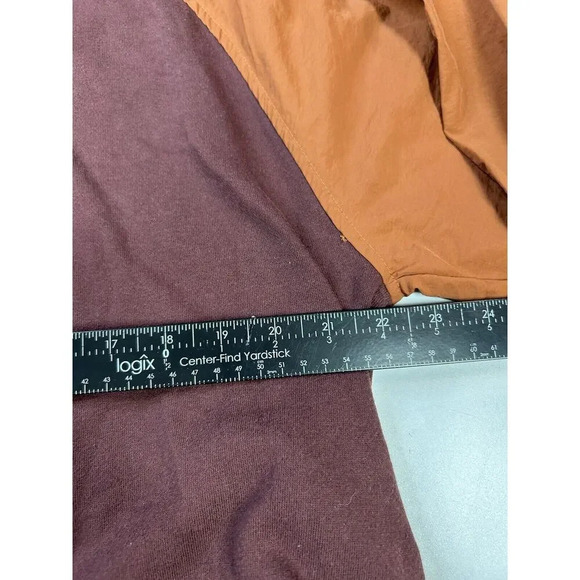 BKE Core Jacket Mens Medium Windbreaker Full Zip Hooded Maroon Gorpcore - Picture 5 of 9